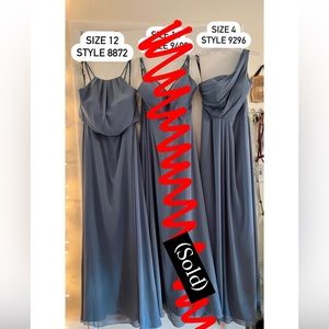 2 Sorella Vita bridesmaids dresses (color blue stone)
